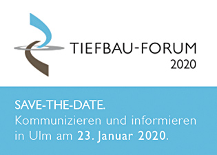 Besuchen Sie uns am Tiefbau-Forum in Ulm